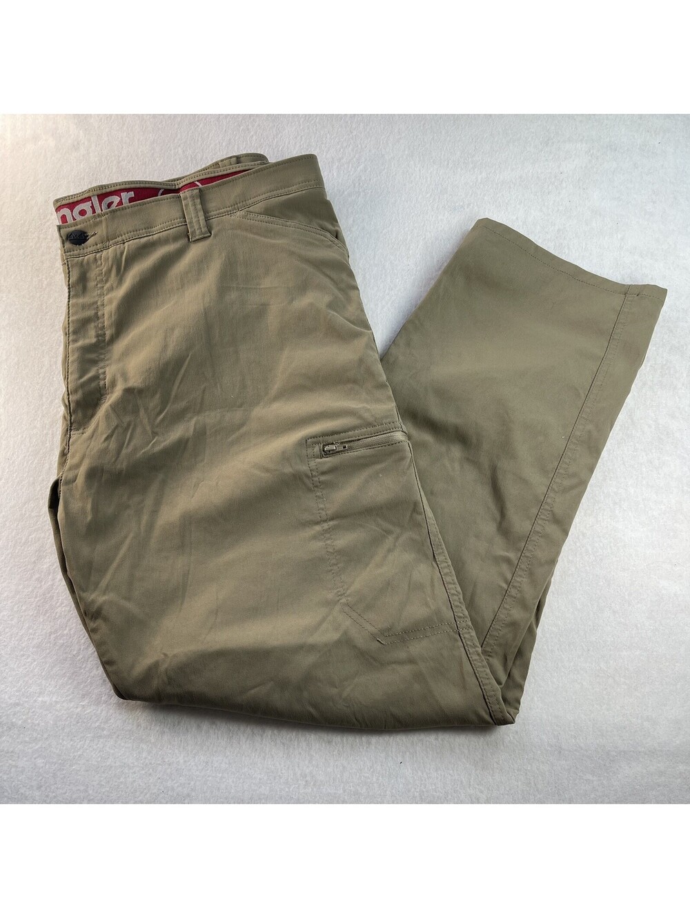 Wrangler Outdoor Pants Mens 42x30 Utility Performance Flex Waist Zip Pockets